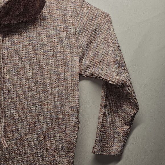 SHEIN Curve Women’s 1XL Multicolor Knit Hoodie Pullover 95% Polyester 5% Elastan - Picture 5 of 16